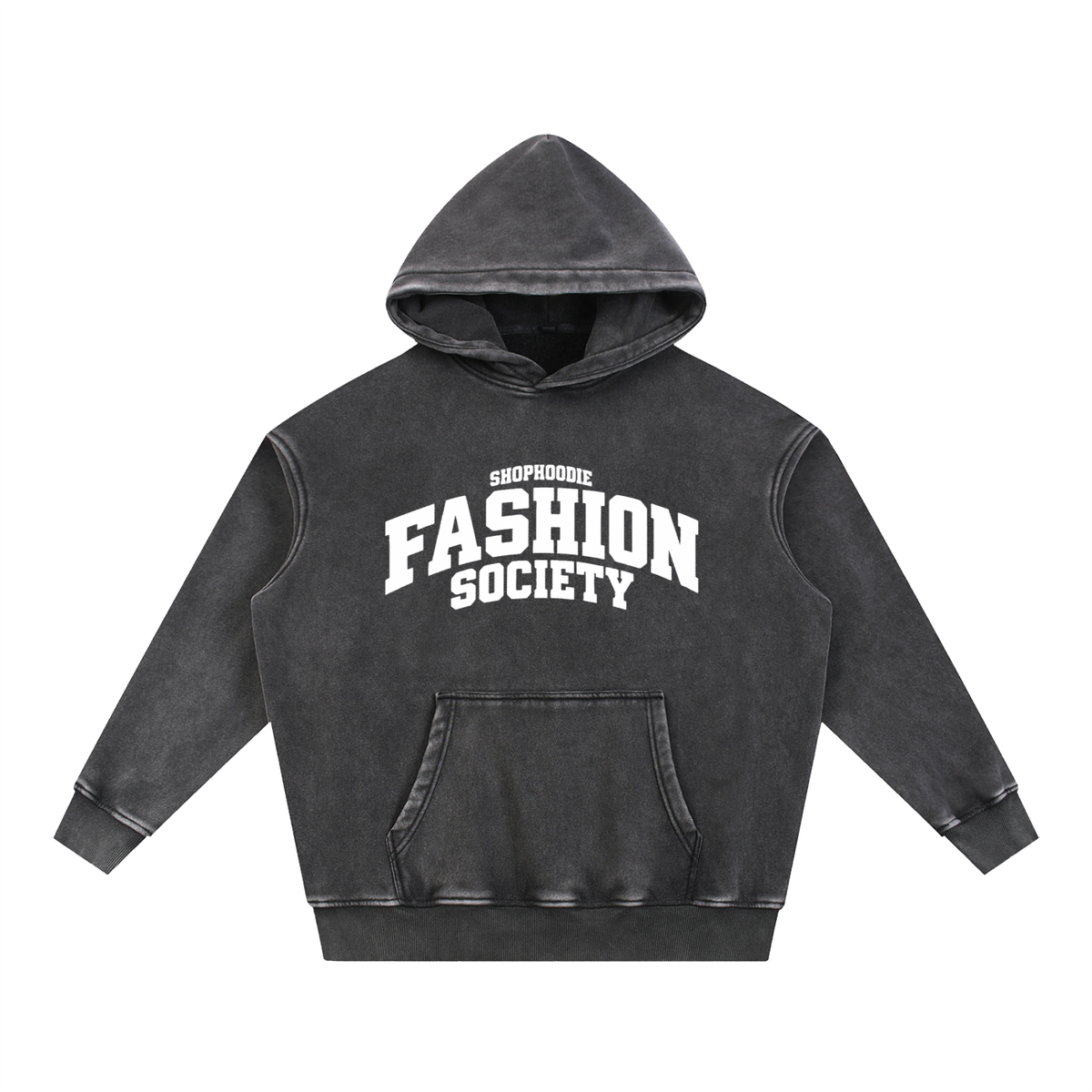 SHOPHOODIE® CAMPUS FASHION SOCIETY Fleece Oversized Hoodie — 355 GSM — view 1