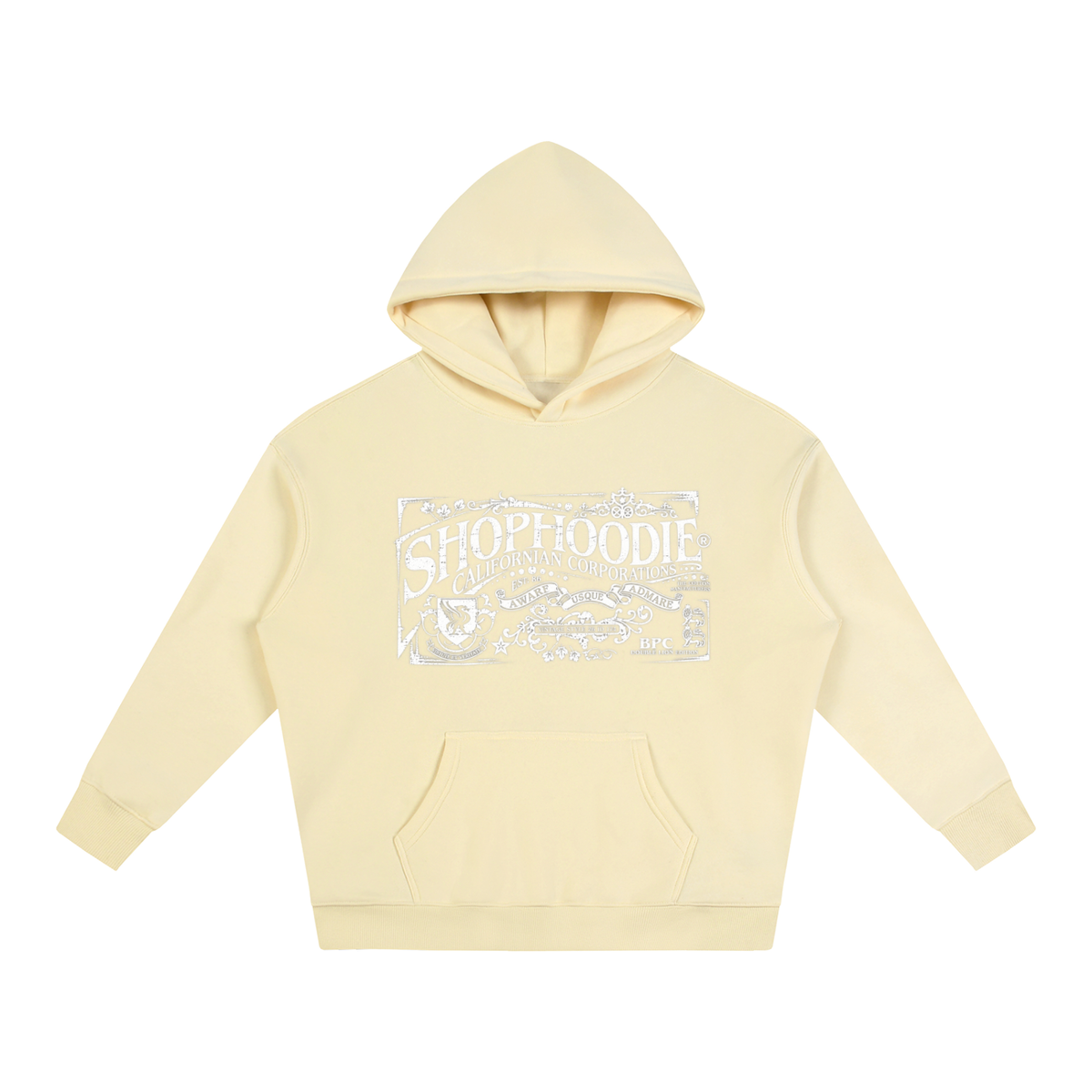 SHOPHOODIE® CALIFORNIA VARNAGE Oversized Fleeced Hoodie — 350 GSM