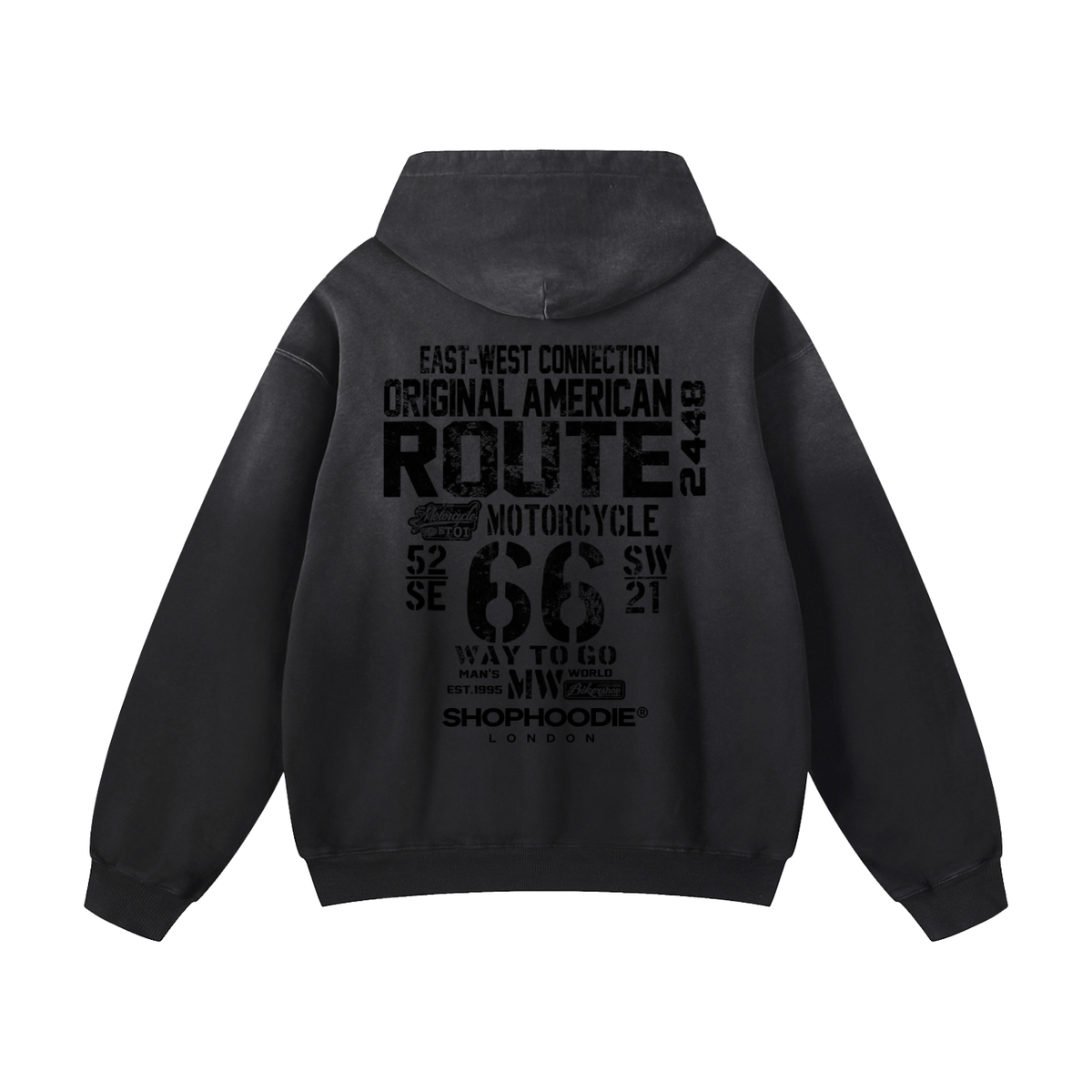 SHOPHOODIE® CALIFORNIA DREAM Heavyweight Sunfade Oversized Hoodie — 400 GSM alternate view