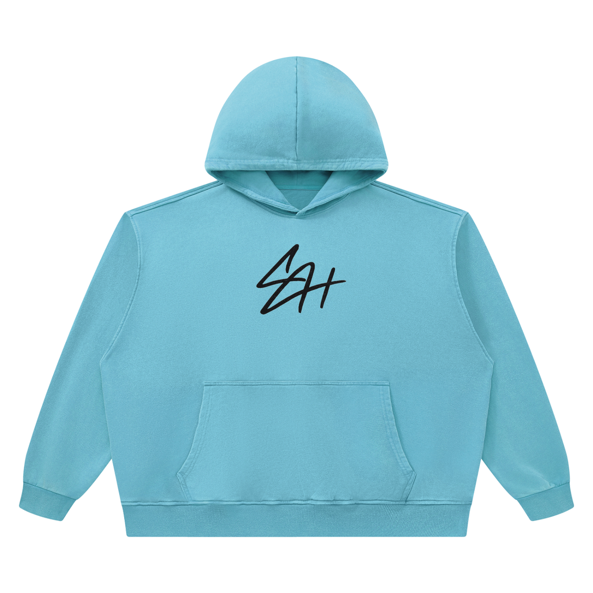 SHOPHOODIE® SH SIGNATURE Heavyweight Vintage Wash Boxy Hoodie — 420 GSM — view 5