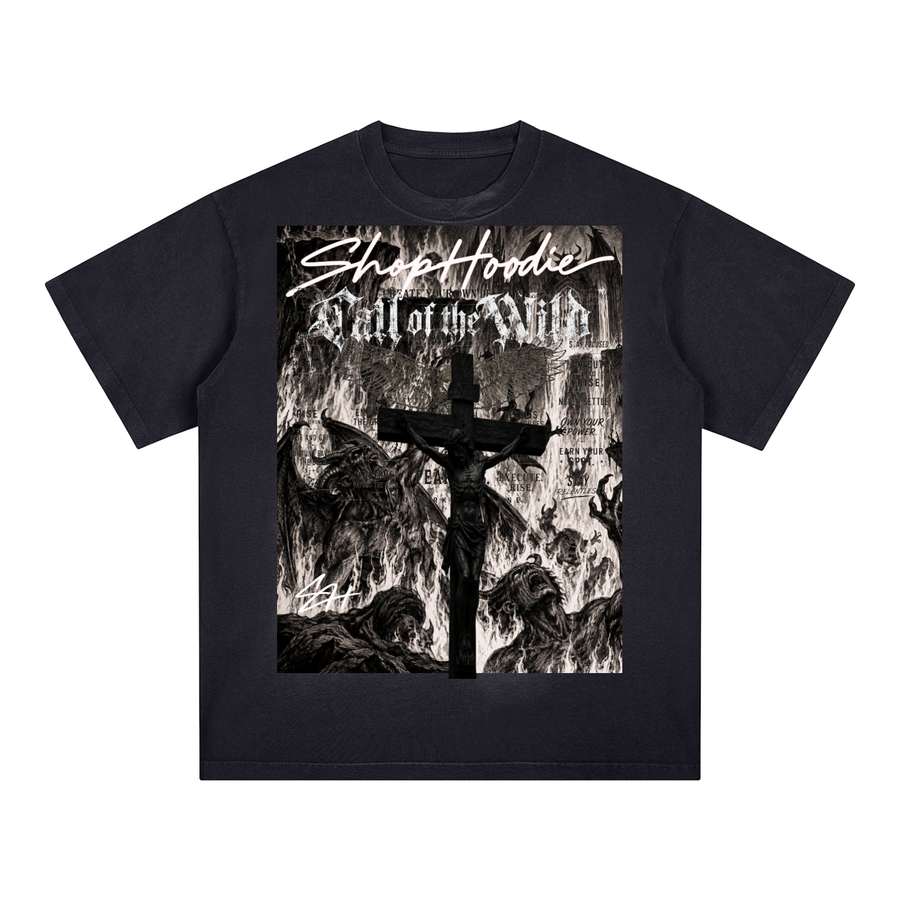 SHOPHOODIE® CALL OF THE WILD AVANT Monkey Washed T-Shirt
