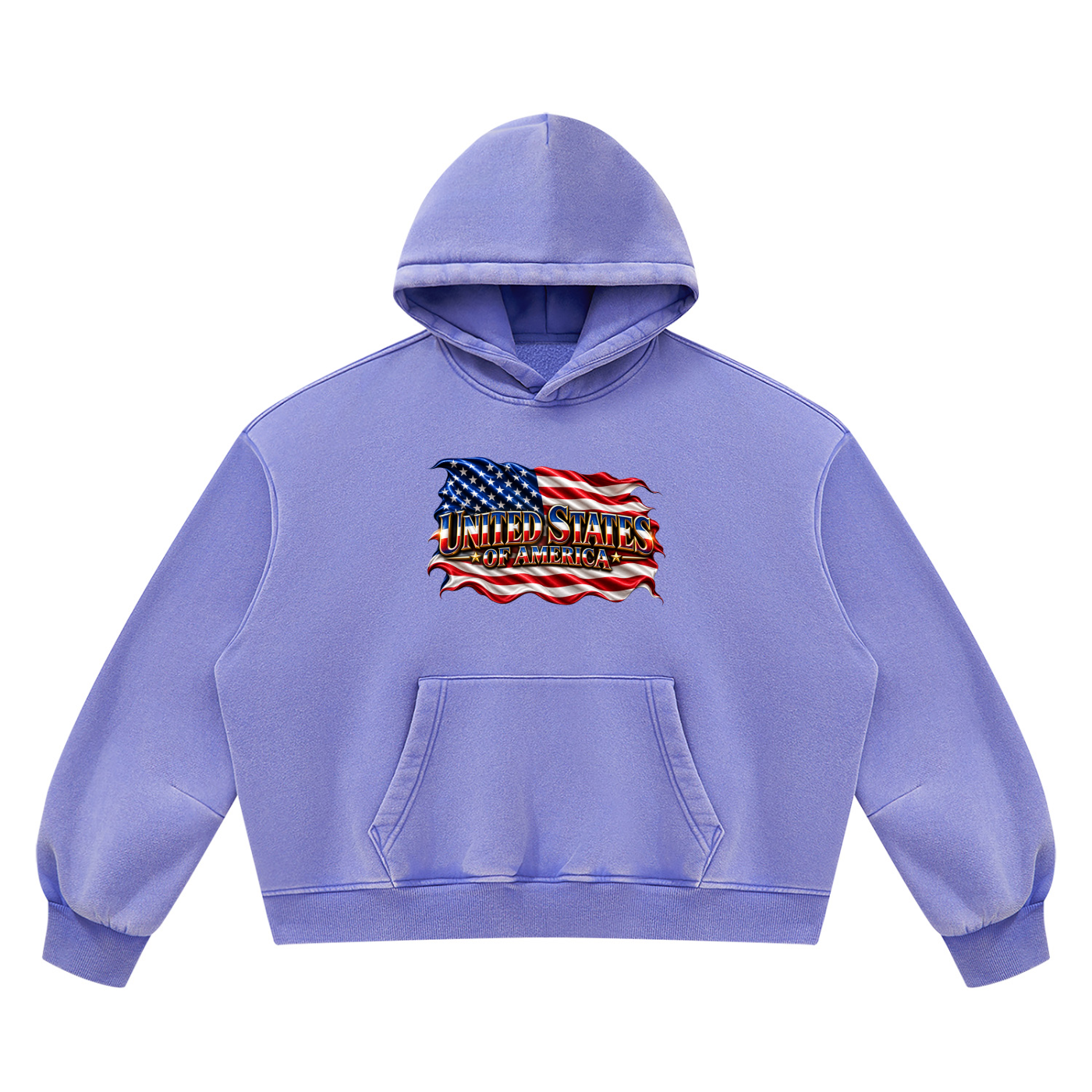 SHOPHOODIE UNITED STATES Vintage Wash Boxy Hoodie
