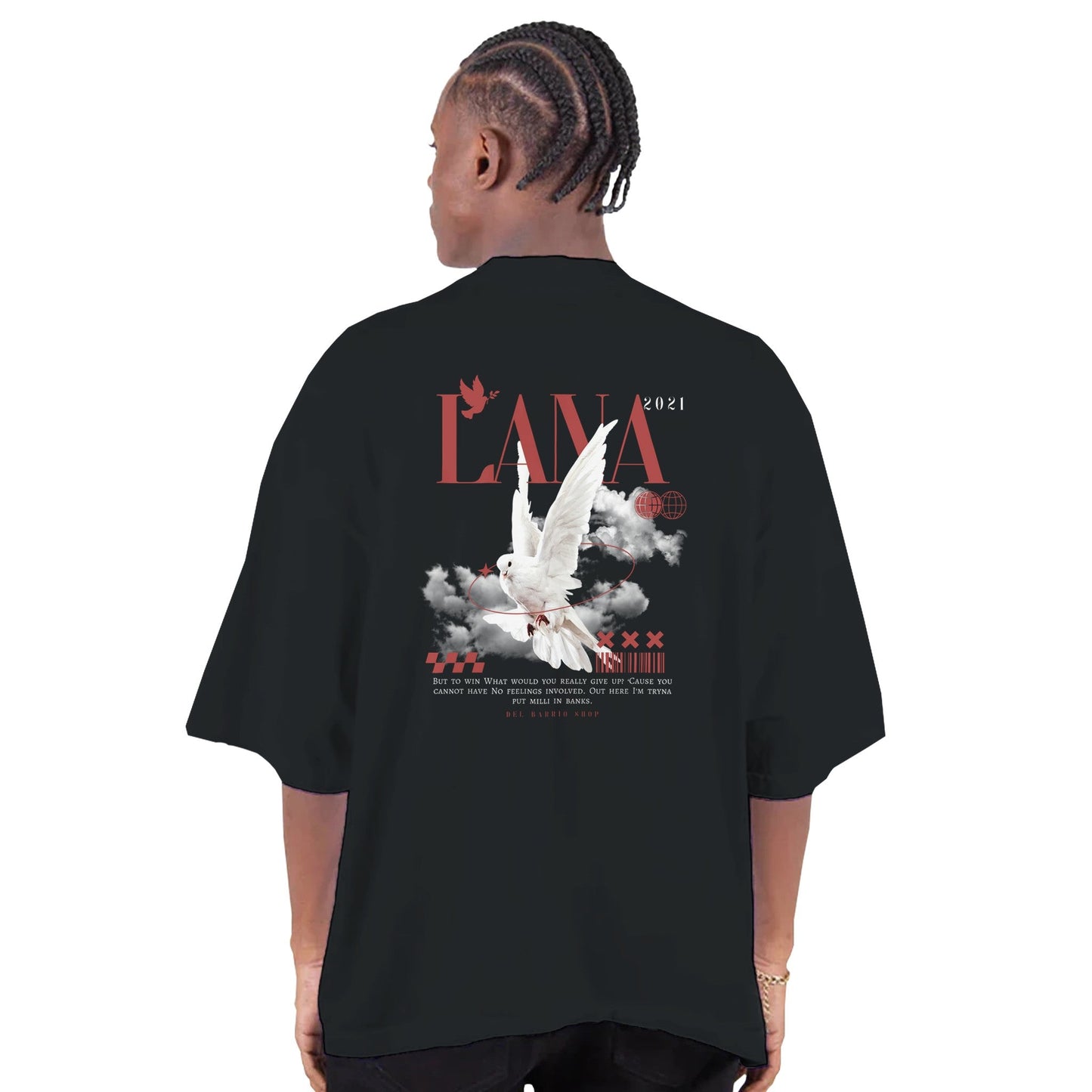 Mucha Lana Men's Oversized T-Shirt | Shaka Wear | North America Only