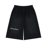 SHOPHOODIE AVANT Sunfade Raw Edge Shorts
