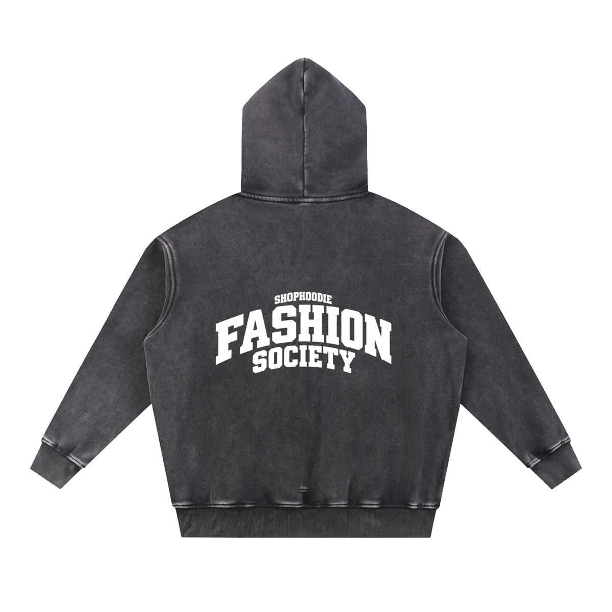SHOPHOODIE® CAMPUS FASHION SOCIETY Fleece Oversized Hoodie — 355 GSM — view 2