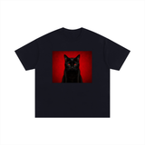 SHOPHOODIE® CAT Unisex Oversized Cotton T-Shirt — 250 GSM