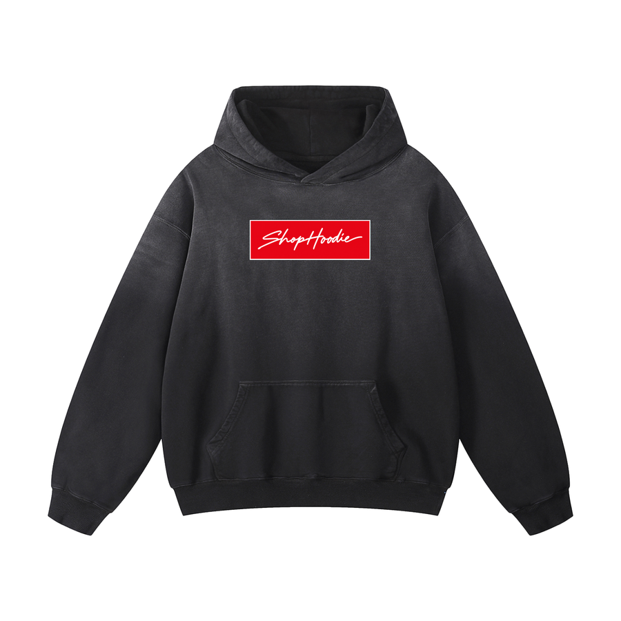 SHOPHOODIE® AVANT Heavyweight Sunfade Oversized Hoodie — 400 GSM