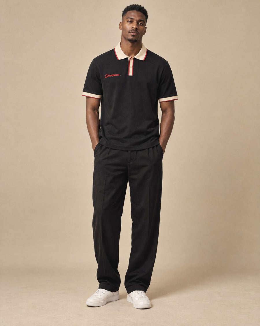 SHOPHOODIE® AVANT Colour Block Polo Shirt — 240 GSM