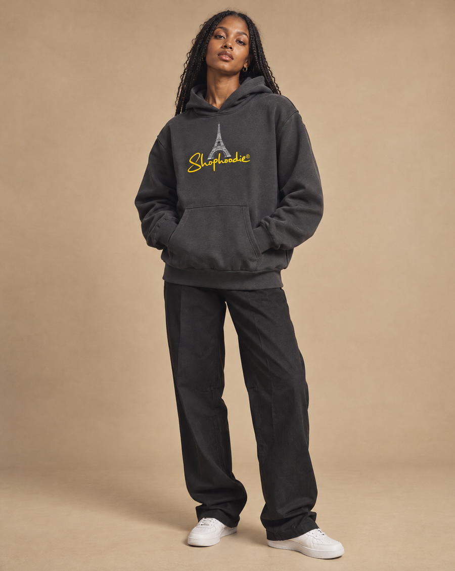 SHOPHOODIE® PARIS SIGNATURE Heavyweight Fleece Hoodie — 500 GSM