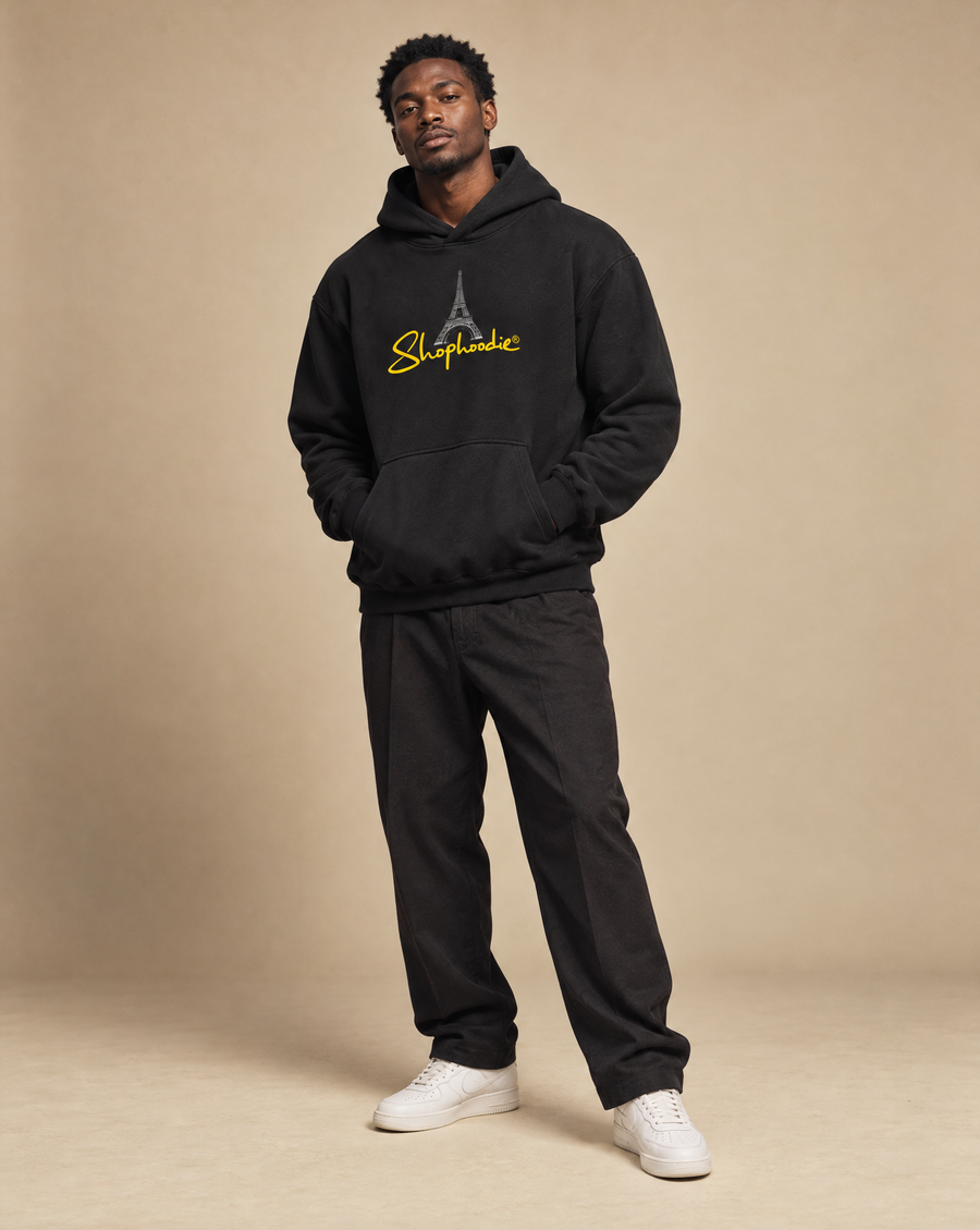 SHOPHOODIE® PARIS SIGNATURE Heavyweight Fleece Hoodie — 500 GSM
