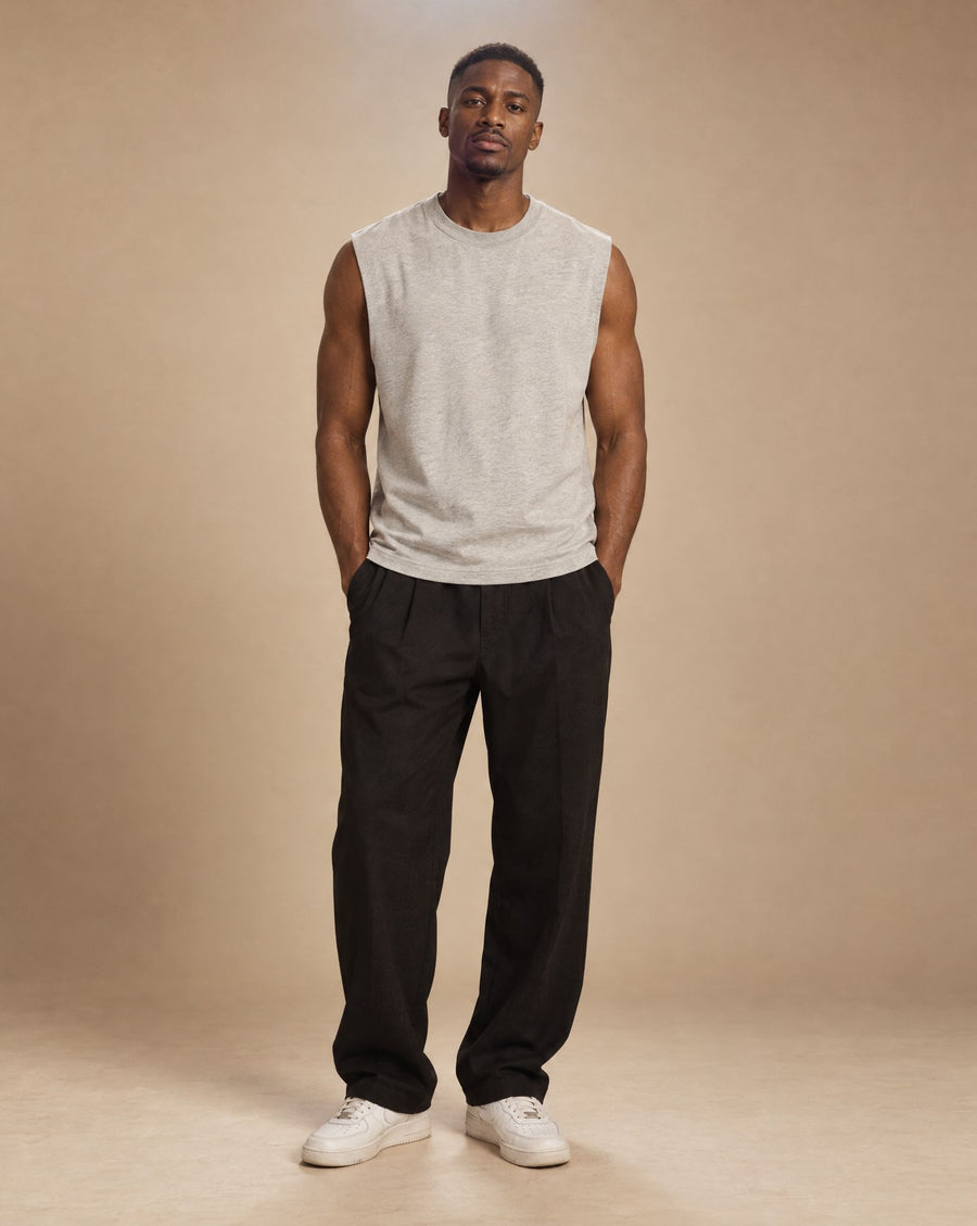SHOPHOODIE® BLANK Raw Edge Cotton Tank Top — 230 GSM