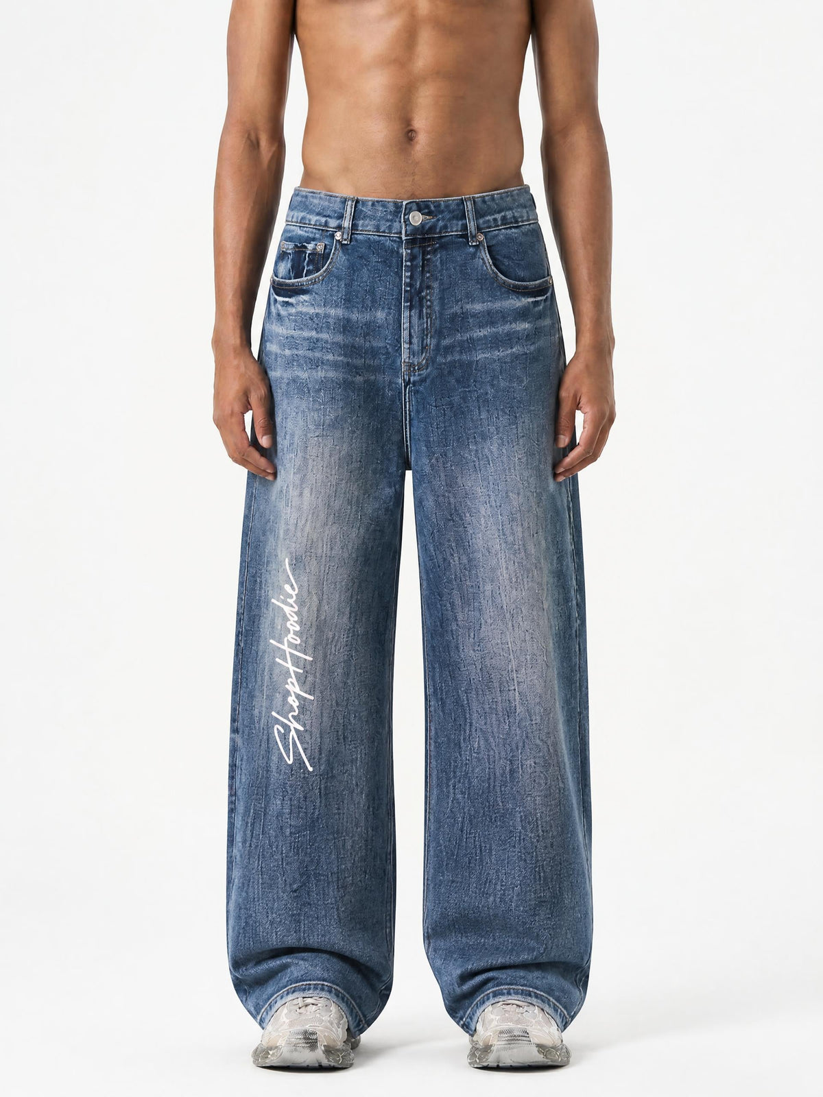 SHOPHOODIE® Sun Fade Heavyweight Denim Jeans – product image 12