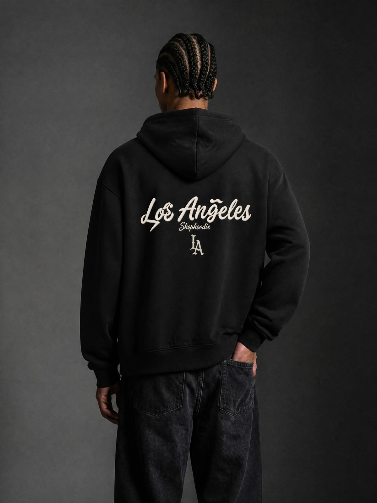 SHOPHOODIE® Los Angeles City of Angels LA Heavyweight Full-Zip Hoodie - product image 15