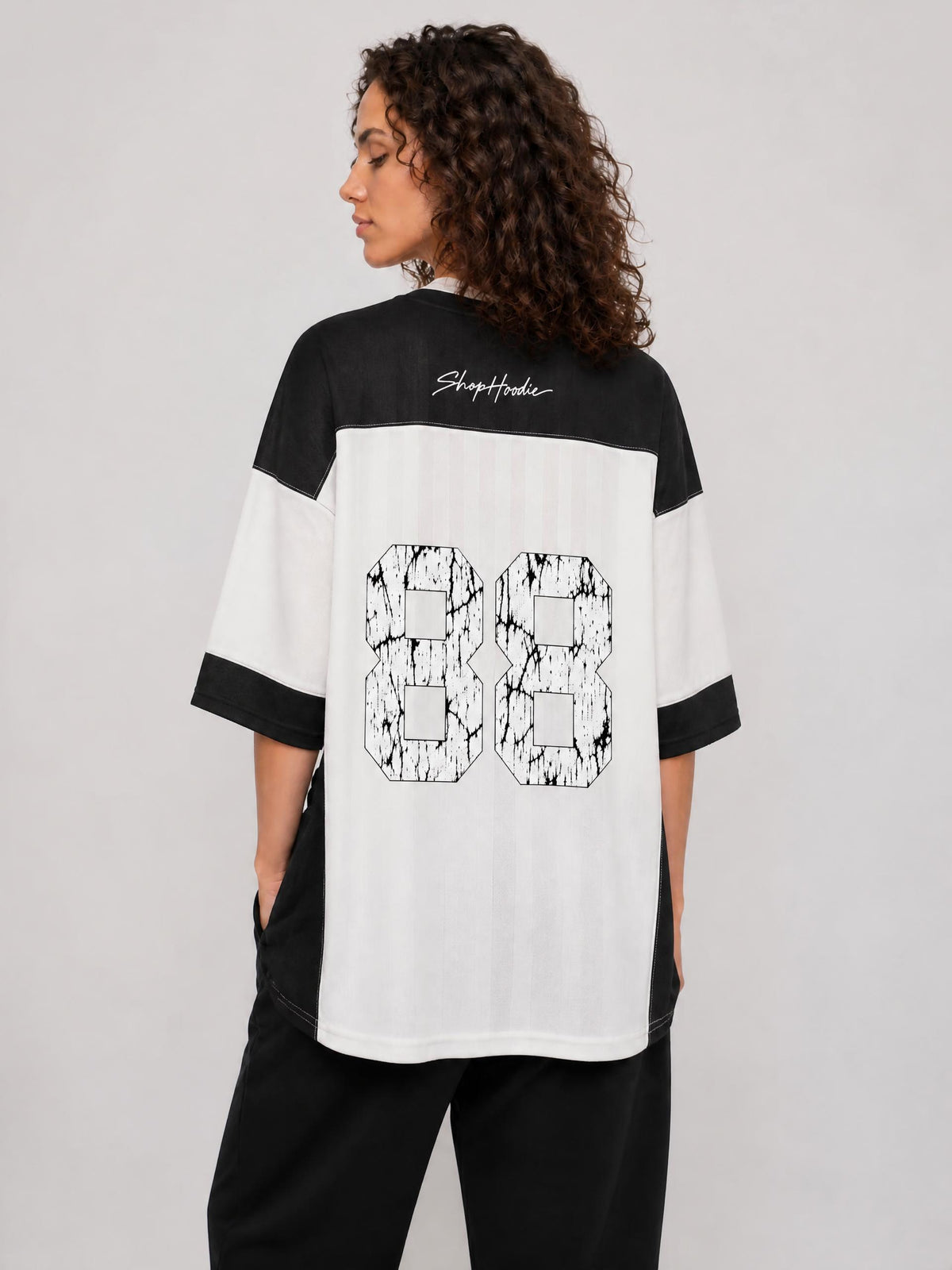 SHOPHOODIE® 88 Unisex Striped Raglan Jersey — 150 GSM — view 10