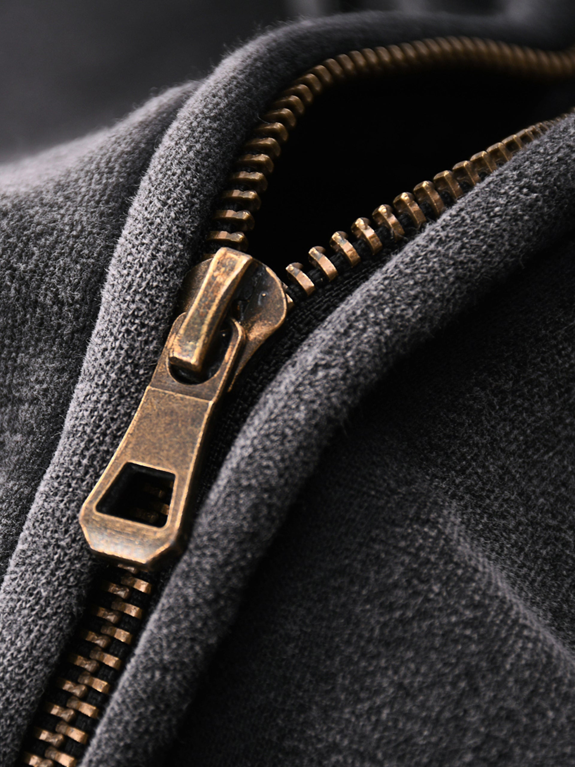 Zip-Through Boxy Fleece Hoodie by Shop Hoodie