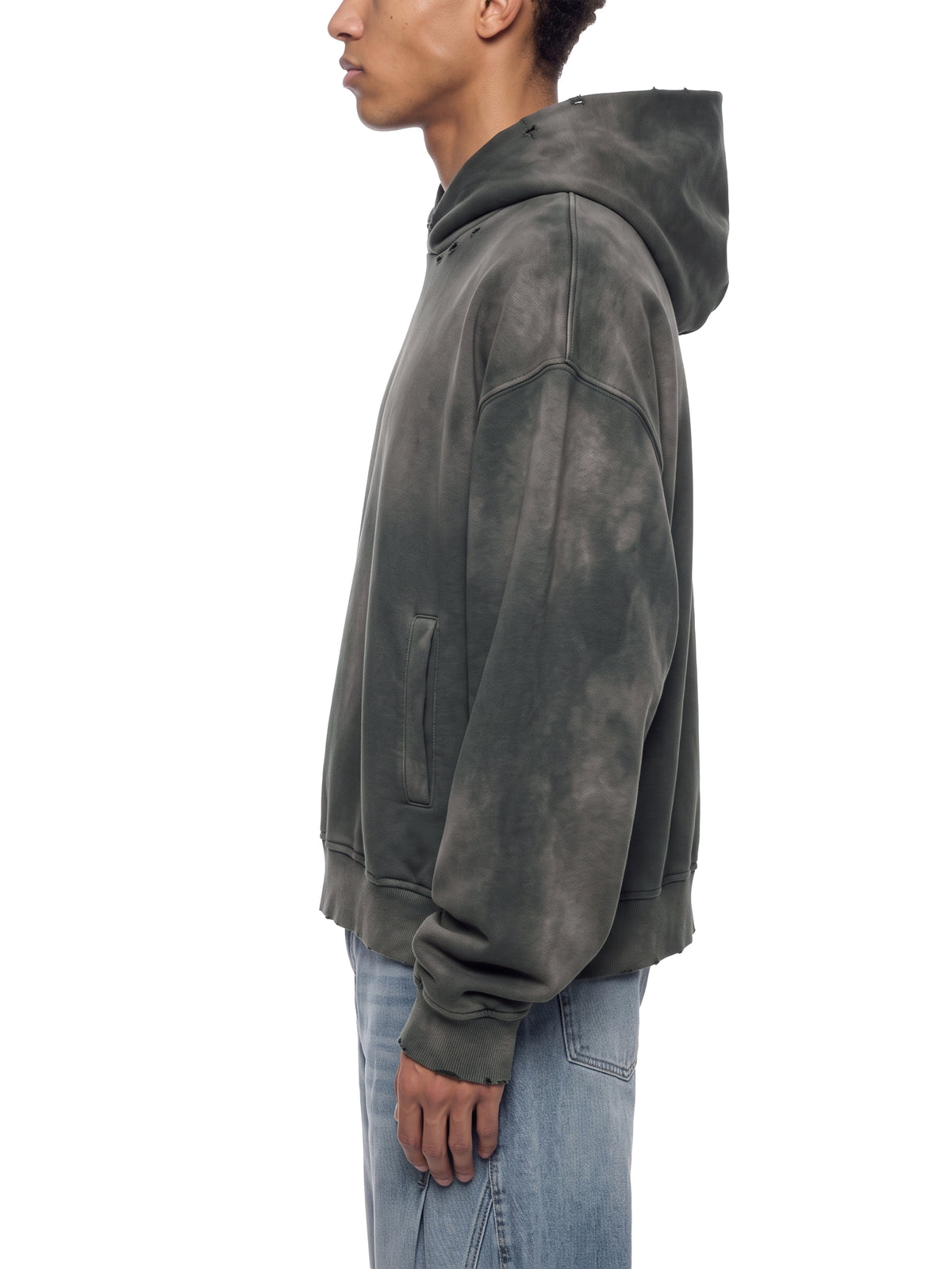 SHOPHOODIE® BLANK Sunfade Distressed Boxy Hoodie — 370 GSM product image 12