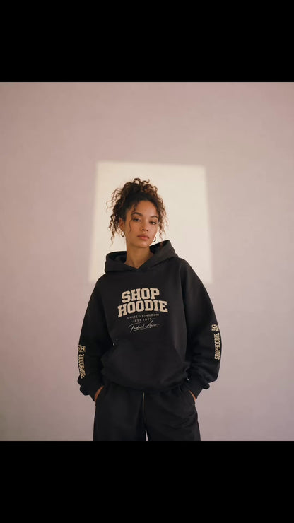 Heavyweight Sunfade Oversized Founder’s Signature Hoodie by ShopHoodie®