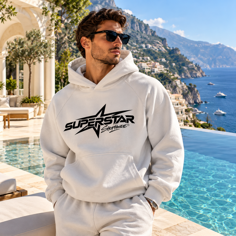 SHOPHOODIE® SUPERSTAR Oversized Raglan Pullover Hoodie — 380 GSM