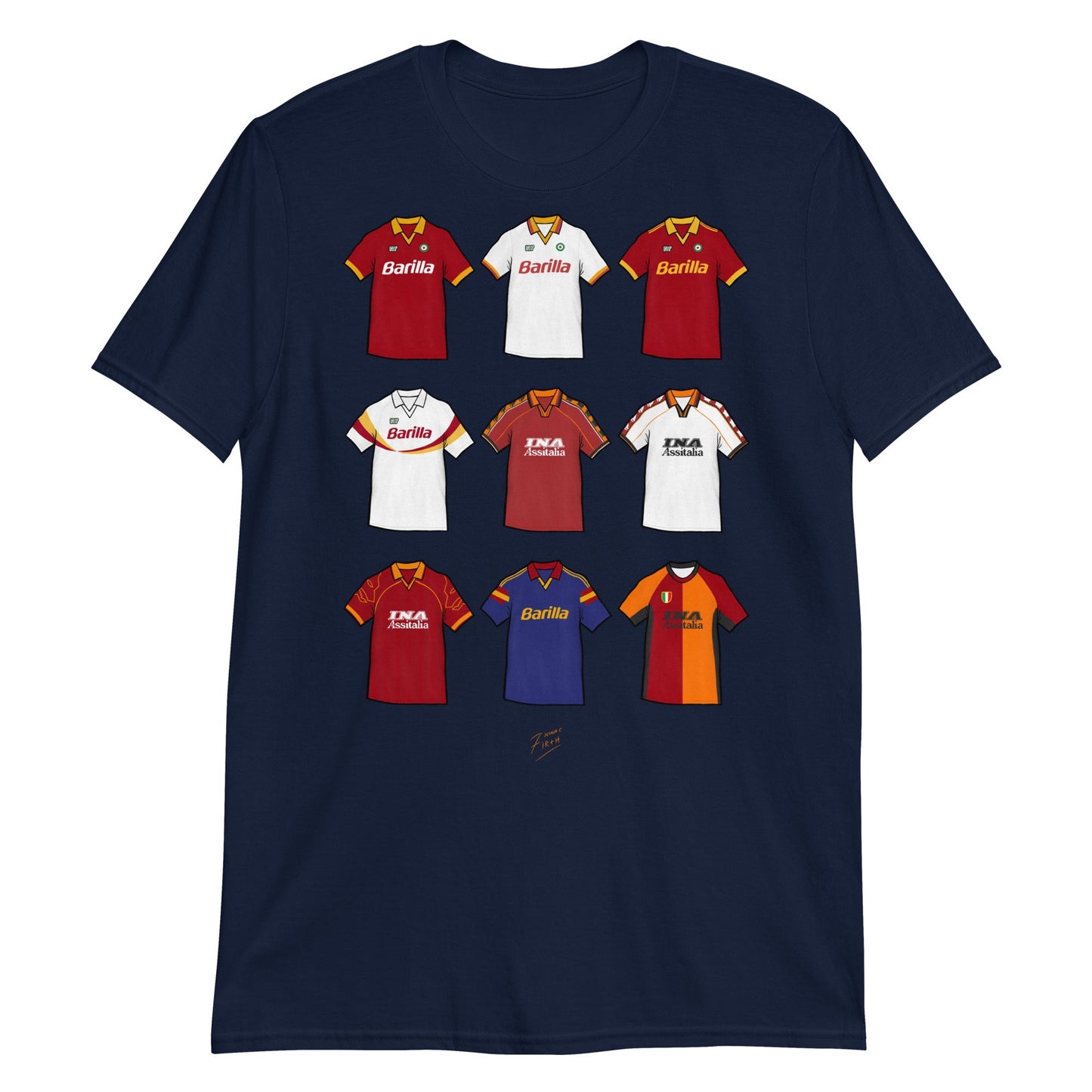 Roma Retro Football Unisex T-Shirt