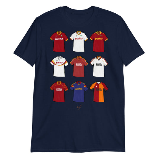 Roma Retro Football Unisex T-Shirt