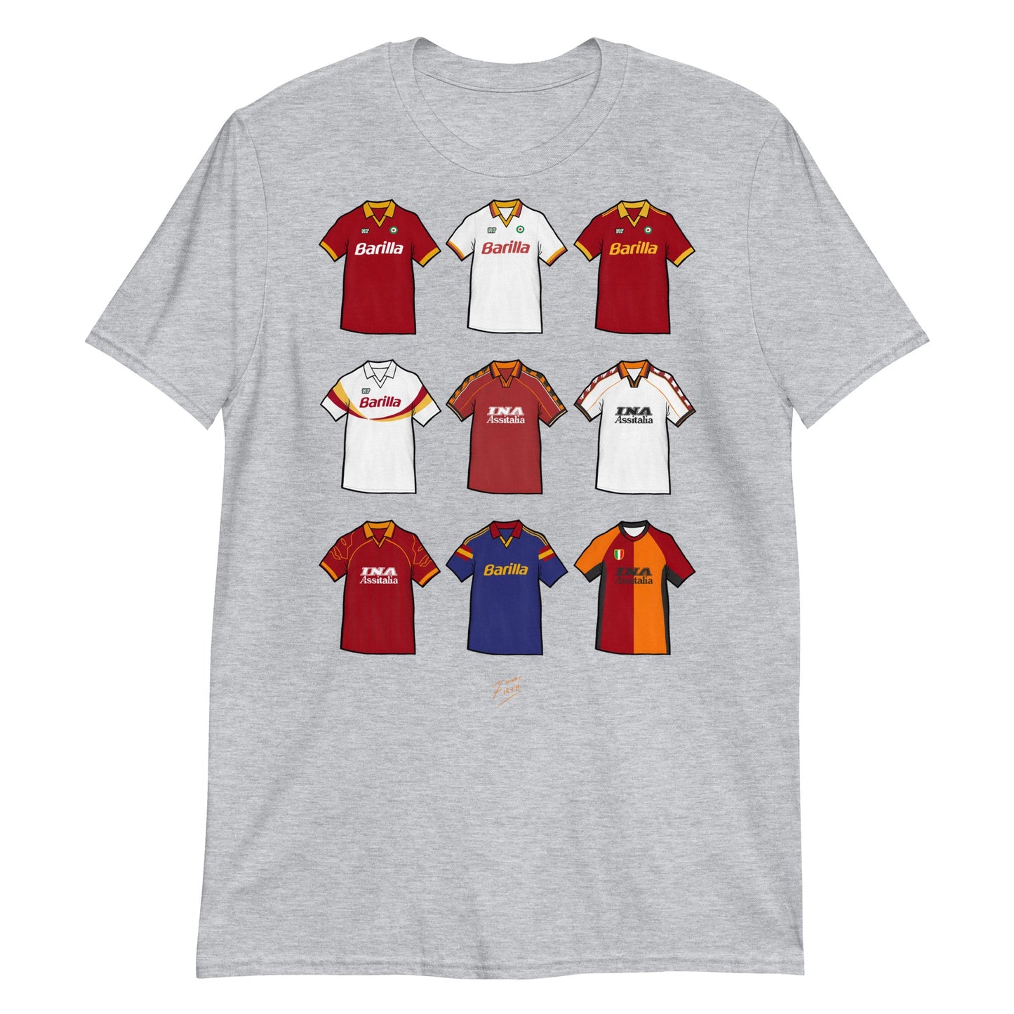 Roma Retro Football Unisex T-Shirt