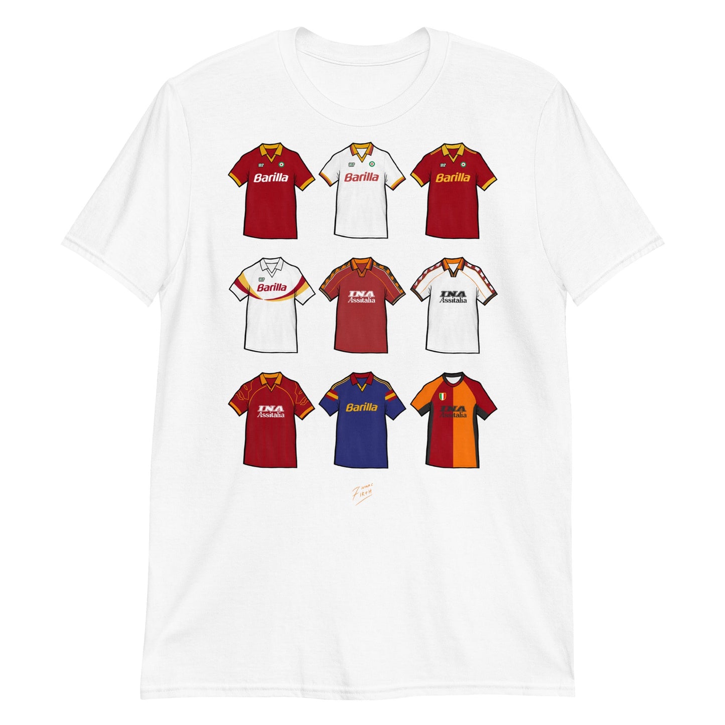 Roma Retro Football Unisex T-Shirt