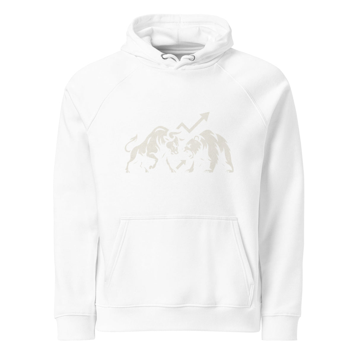 SHOPHOODIE® Eco Raglan Bull vs Bear Hoodie complete set