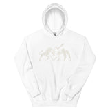 SHOPHOODIE® White Bull vs Bear Hoodie & Drawstring Jogged Sweatpants III Complete Set