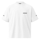 T-shirt unisexe en coton bio oversize à col montant Grand de Shop Hoodie