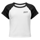 Women’s micro rib raglan baby Tee by Shop Hoodie
